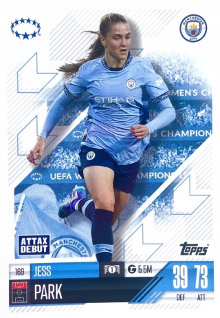 169 Jess Park Manchester City UWCL Match Attax Extra 2025