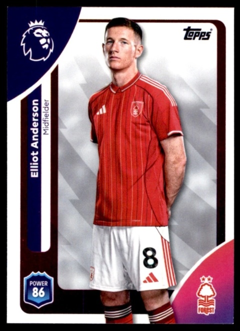 244 Elliot Anderson Nottingham Forest Base Premier League 2026