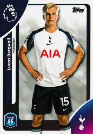 261 Lucas Bergvall Tottenham Base Premier League 2026