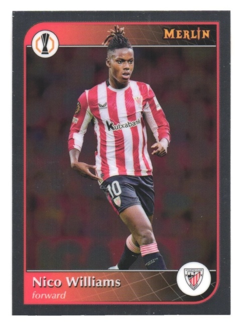 17 Nico Williams Athletic Club Base Topps Merlin 2024/25