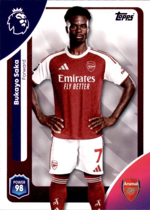 12 Bukayo Saka Arsenal Base Premier League 2026
