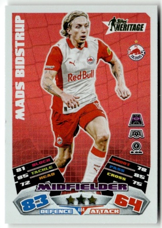 404 Mads Bidstrup FC Salzburg Heritage Match Attax 2025/26