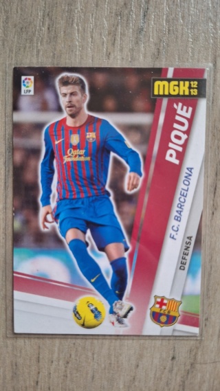 41 Piqué F.C. Barcelona Base cards Panini Liga BBVA 2012/2013 Megacracks