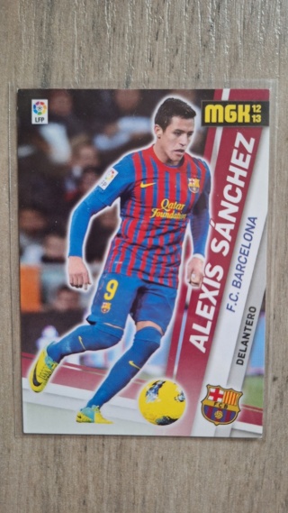 50 Alexis Sánchez F.C. Barcelona Base cards Panini Liga BBVA 2012/2013 Megacracks