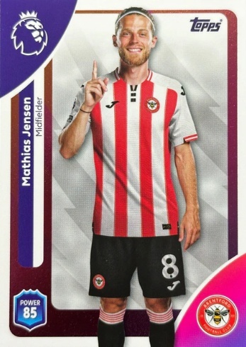 61 Mathias Jensen Brentford Base Premier League 2026