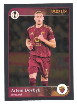 156 Artem Dovbyk AS Roma Base Topps Merlin 2024/25