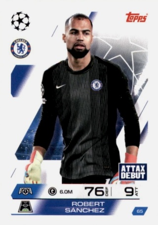 65 Robert Sánchez Chelsea Base Match Attax 2025/26