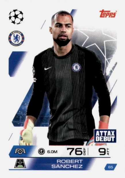 65 Robert Sánchez Chelsea Base Match Attax 2025/26