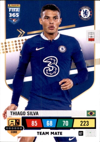 67 Thiago Silva Chelsea Team Mate FIFA 365 2023