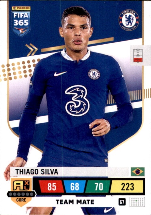 67 Thiago Silva Chelsea Team Mate FIFA 365 2023