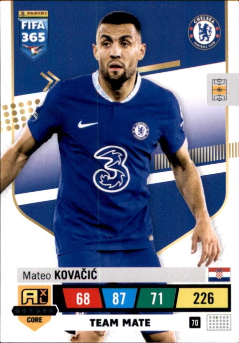 70 Mateo Kovačić Chelsea Team Mate FIFA 365 2023