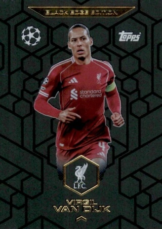BE1 Virgil van Dijk Liverpool Black Edge Edition Match Attax 2025/26