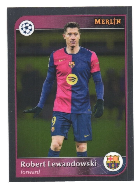 96 Robert Lewandowski FC Barcelona Base Topps Merlin 2024/25