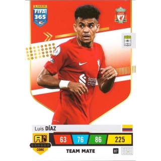 87 Luis Díaz Liverpool FC Team Mate FIFA 365 2023