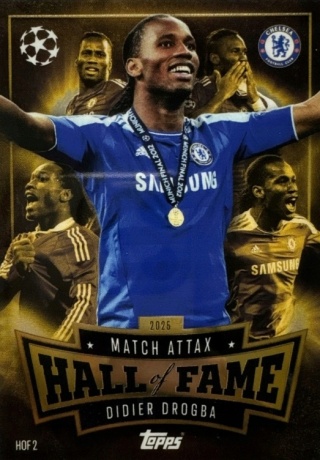 HOF2 Didier Drogba Chelsea Match Attax Hall of Fame Match Attax 2025/26