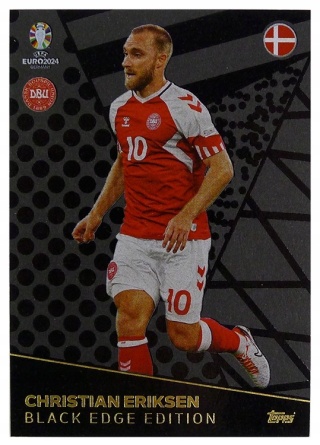 BE2 Christian Eriksen Denmark Black Edge EURO 2024 Match Attax