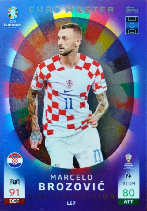 LE7 Marcelo Brozović Croatia LE Euro Master EURO 2024 Match Attax