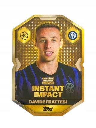 CA13 Davide Frattesi Inter Chrome Award Winner Match Attax 2025/26