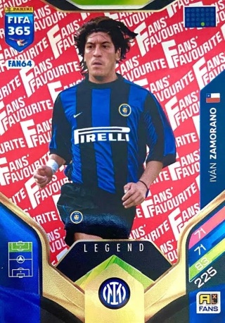 FAN64 Iván Zamorano Inter Fans Favourite Red Legend FIFA 365 2026