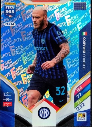 FAN14 Federico Dimarco Inter Fans Favourite Blue FIFA 365 2026