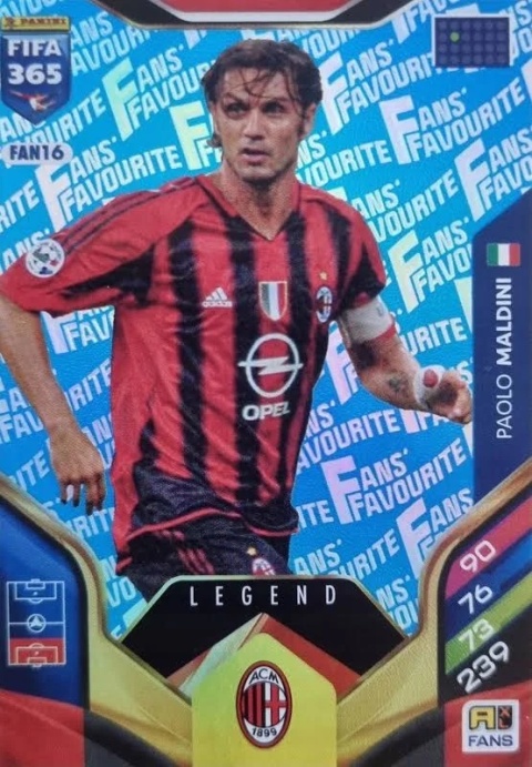FAN16 Paolo Maldini AC Milan Fans Favourite blue Legend FIFA 365 2026