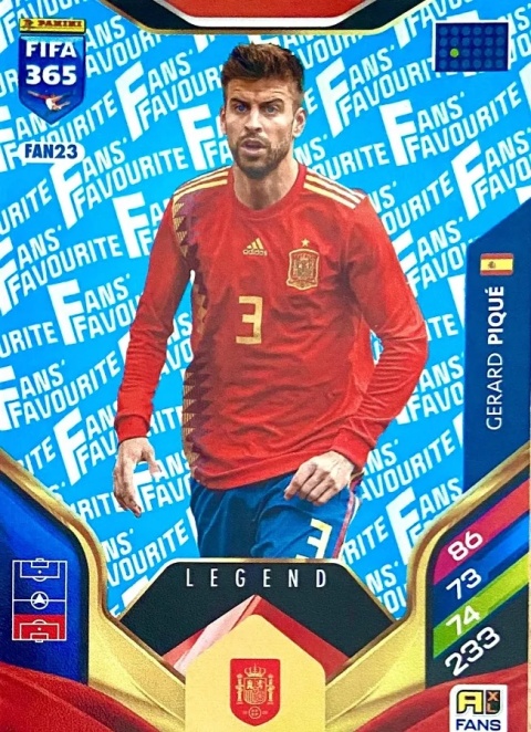 FAN23 Gerard Piqué Spain Fans Favourite Blue Legend FIFA 365 2026