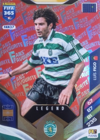 FAN37r Luis Figo Sporting Fans Favourite Red Legend FIFA 365 2026