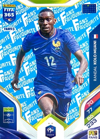 FAN93bu Randal Kolo Muani France Fans Favourite Blue FIFA 365 2026