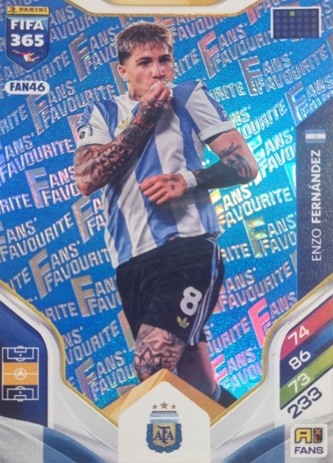 FAN46bu Enzo Fernández Argentina Fans Favourite Blue FIFA 365 2026