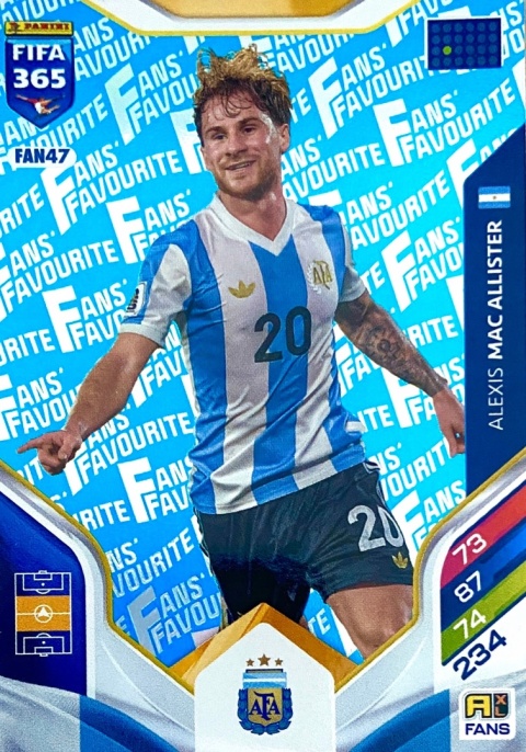 FAN47bu Alexis Mac Allister Argentina Fans Favourite Blue FIFA 365 2026