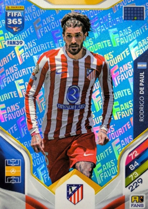 FAN39bu Rodrigo De Paul Atletico Madryt Fans Favourite Blue FIFA 365 2026