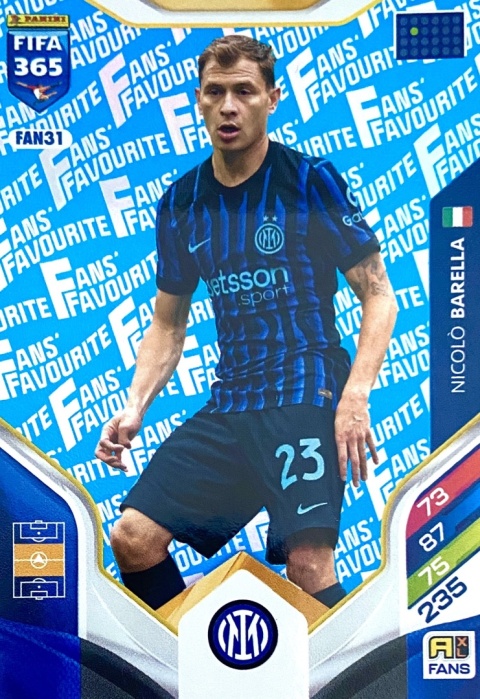 FAN31bu Nicoló Barella Inter Fans Favourite Blue FIFA 365 2026