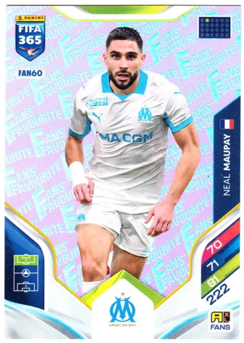 FAN60bu Maupay Olympique Marsylia Fans Favourite Blue FIFA 365 2026