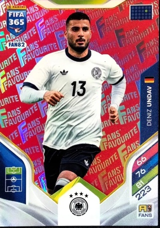FAN82 Deniz Undav Germany Fans Favourite Red FIFA 365 2026