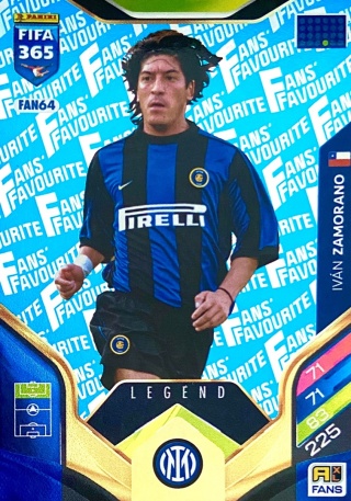 FAN64bu Iván Zamorano Inter Fans Favourite Blue Legend FIFA 365 2026