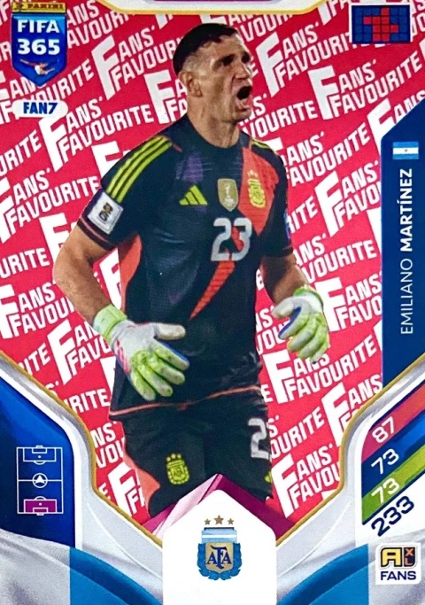 FAN7 Emiliano Martínez Argentina Fans Favourite Red FIFA 365 2026