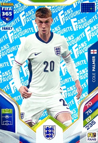 FAN87bu Cole Palmer England Fans Favourite Blue FIFA 365 2026
