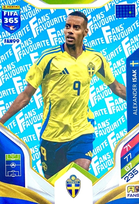 FAN99bu Aleksander Isak Sweden Fans Favourite Blue FIFA 365 2026