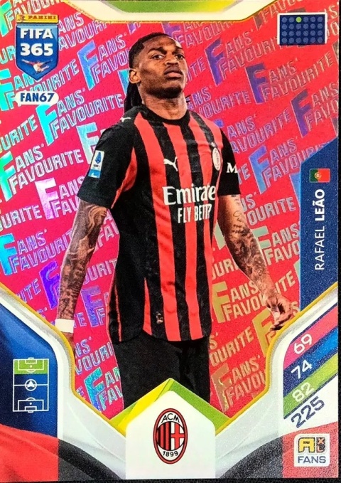 FAN67 Rafael Leão AC Milan Fans Favourite Red FIFA 365 2026