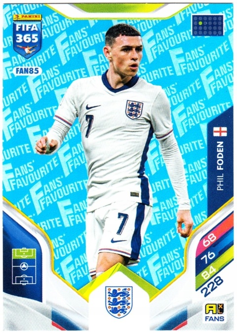 FAN85bu Phil Foden England Fans Favourite Blue FIFA 365 2026