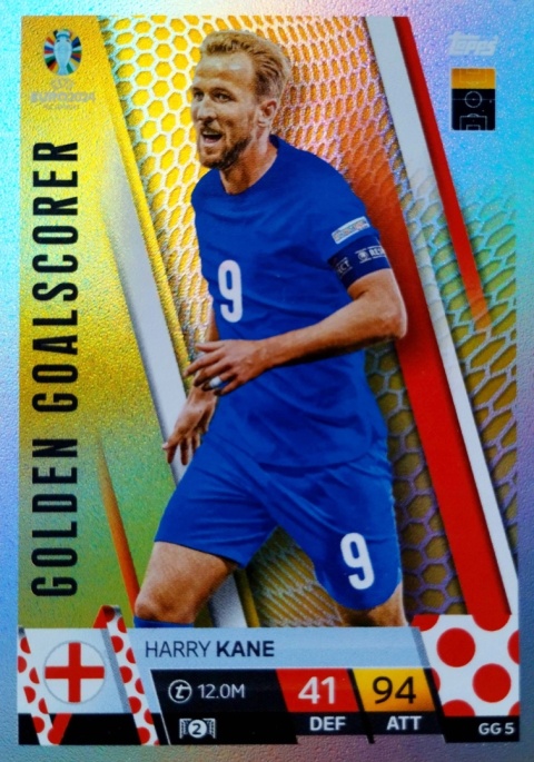 GG5 Harry Kane England Golden Goalscorer EURO 2024 Match Attax