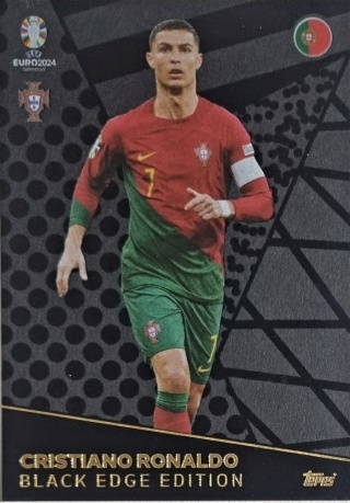 BE7 Cristiano Ronaldo Portugal Black Edge EURO 2024 Match Attax