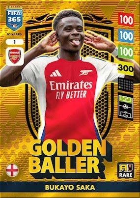 1 Bukayo Saka Arsenal Golden Ballers FIFA 365 2025