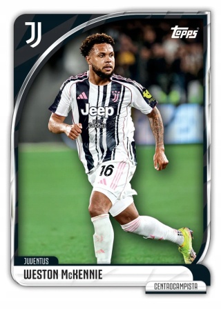 13 Weston McKennie Juventus Base card Topps Collector Tin