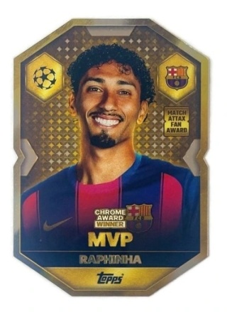 CA1 Raphinha FC Barcelona Chrome Award Winner Match Attax 2025/26