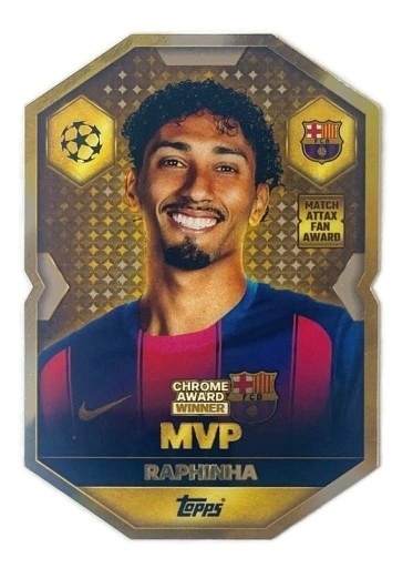 CA1 Raphinha FC Barcelona Chrome Award Winner Match Attax 2025/26