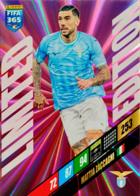 LE-MZ Mattia Zaccagni SS Lazio Limited Edition FIFA 365 2024