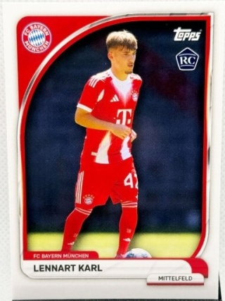 15 Lennart Karl FC Bayern München Base card Topps Collector Tin