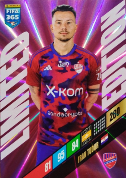 LE-FT Fran Tudor RKS Raków Chęstochowa Limited EditionFIFA 365 2024
