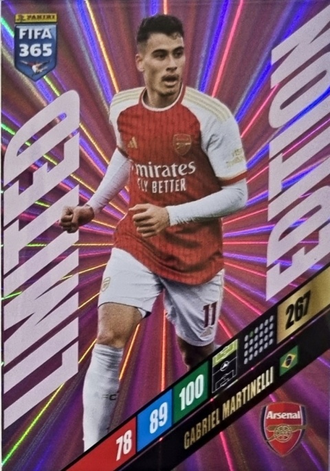LE-GM Gabriel Martinelli Arsenal Limited Edition FIFA 365 2024